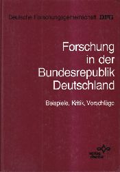 Schneider,Christoph (Hsg.)  Forschung in der Bundesrepublik Deutschland 