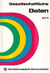 Presse- und Informationsamt der Bundesregierung  Gesellschaftliche Daten 1973 Bundesrepublik Deutschland 