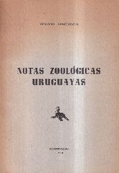 Arredondo,Horacio  Notas Zoologicas Uruquayas (De mis memorias) 