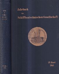 Schiffbautechnische Gesellschaft  Jahrbuch der Schiffbautechnische Gesellschaft 59.Band 1965 