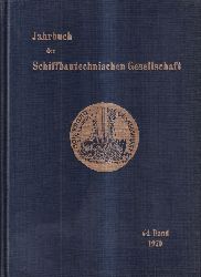 Schiffbautechnische Gesellschaft e.V.  Jahrbuch der Schiffbautechnische Gesellschaft 64.Band 1970 