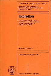 Lindauer,Martin (Hsg.)  Excretion 3.Internationales Symposium der Akademie der Wissenschaften 