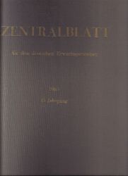 Zentralblatt fr den Deutschen Erwerbsgartenbau  Zentralblatt fr den Deutschen Erwerbsgartenbau 15.Jahrgang 1963 