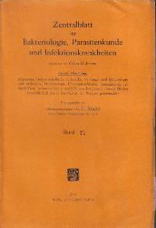 Centralblatt fr Bakteriologie, Parasitenkunde  Centralblatt fr Bakteriologie, Parasitenkunde 2.Abteilung 71.Band 