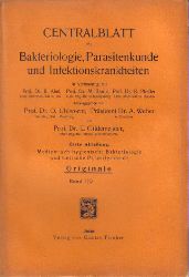 Zentralblatt fr Bakteriologie, Parasitenkunde  und Infektionskrankheiten 1.Abteilung 119.Band 1930/31 No.1/2-7/8 