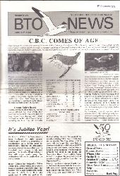 BTO News  Jahrgang 1983.Number 124-129 + Winter Atlas Supplement 