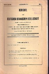 Deutsche Botanische Gesellschaft  Band 77.Jahrgang 1964.Heft 1 bis 11 und Sondernummer (12 Hefte) 