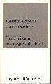 Hirscher,Johann Baptist von  Heilswissen oder Spekulation ? 