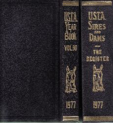 U.S.T.A.Sires and Dams  Annual Year Book Trotting and Pacing in 1977 Volume 90 