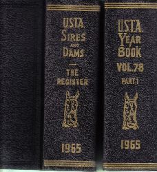 U.S.T.A.Sires and Dams  Annual Year Book Trotting and Pacing in 1965 Volume 78, Part 1, 2 