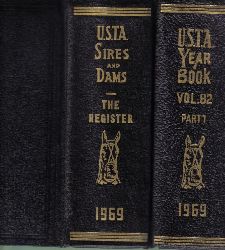 U.S.T.A.Sires and Dams  Annual Year Book Trotting and Pacing in 1969 Volume 82, Part 1, 2 