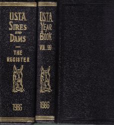U.S.T.A.Sires and Dams  Annual Year Book Trotting Register for 1986 Volume 99, Part 1 und 2 