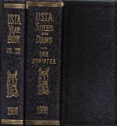 U.S.T.A.Sires and Dams  Annual Year Book Trotting Register for 1988 Volume 101, Part 1 und 2 