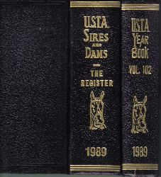 U.S.T.A.Sires and Dams  Annual Year Book 1989 Volume 102 and Standardbred Sires and Dams 