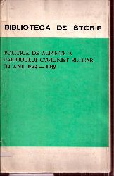 Institutul de Studii Istorice  Politica de Aliante a Partidului Comunist Bulgar in Anii 1944-1948 