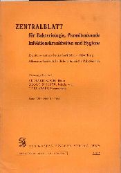 Zentralblatt fr Bakteriologie, Parasitenkunde  Infektionskrankheiten und Hygiene.2.naturwiss.Abteilung.120 Band.1966 