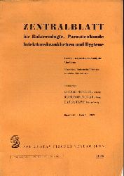 Zentralblatt fr Bakteriologie, Parasitenkunde  Infektionskrankheiten und Hygiene.2.naturwiss.Abteilung.123 Band.1969 
