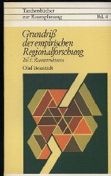 Boustedt,Olaf  Grundri der empirischen Regionalforschung 