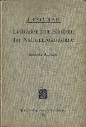 Conrad,Johannes  Leitfaden zum Studium der Nationalkonomie 