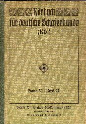 Verein fr deutsche Schferhunde (SV)  Krbuch fr deutsche Schferhunde Band V Ankrung 1926 