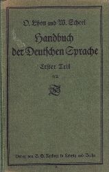 Lyon,Otto  Handbuch der Deutschen Sprache fr hhere Schulen.Ausgabe D 