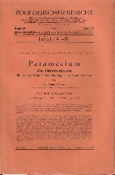 Zoologischer Bericht  Zoologischer Bericht Band 29. 1932 Heft 1/3 bis 15/16 (6 Hefte) 