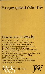Varga,Jozsef  Wiener Europagesprch 1974. Demokratie im Wandel 
