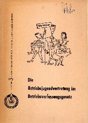Deutscher Gewerkschaftsbund(Hsg.)  Die Betriebsjugendvertretung im Betriebsverfassungsgesetz 