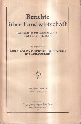 Berichte ber Landwirtschaft  Berichte ber Landwirtschaft Neue Folge Band XX, 1936 