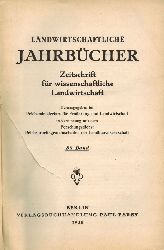 Landwirtschaftliche Jahrbcher  Landwirtschaftliche Jahrbcher 86. Band 1938 