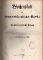 Baden,Groherzogthum  Wochenblatt des Landwirthschaftlichen Vereins Jg.1865 