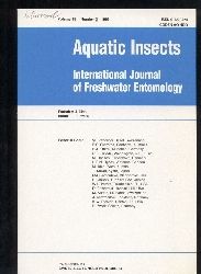 Aquatic insects  Aquatic insects Vol. 18, Number 1-4, 1996 (4 Hefte) 