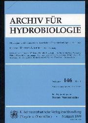 Archiv fr Hydrobiologie  Vol. 146, No. 1-4 (4 Hefte) 