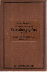 Brauchitsch,M.von  Die neuen Preuischen Verwaltungsgesetze 5. Band 1900 