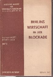 Deutsches Institut fr Wirtschaftsforschung  Berlins Wirtschaft in der Blockade 