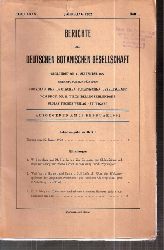 Deutsche Botanische Gesellschaft  Band LXXV.Jahrgang 1962,Hefte 1 bis 11 und Sonderheft (12 Hefte) 