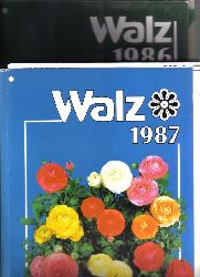 Walz Samen GmbH  Hauptkatalog 1986 und 1987  (2 Kataloge) 
