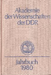 Akademie der Wissenschaften der DDR  Jahrbuch 1980 