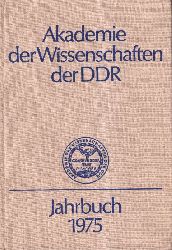 Akademie der Wissenschaften der DDR  Jahrbuch 1975 