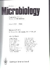 Archives of Microbiology  Archives of Microbiology Volume 124 und 125, Jahr 1980 (1 Band) 