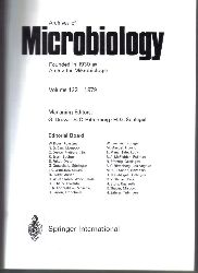 Archives of Microbiology  Archives of Microbiology Volume 122 und 123, Jahr 1979 (1 Band) 