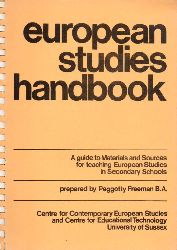Freeman,Peggotty  european studies handbook 