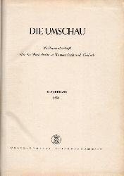 Die Umschau  Die Umschau 52. Jahrgang 1952 Heft 1 bis Heft 24 (komplett) 