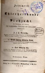 Zeitschrift  fr die gesammte Thierheilkunde  Zeitschrift fr die gesammte Thierheilkunde und Viehzucht 16.Band 1849 