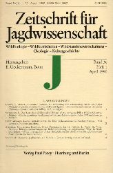 Zeitschrift fr Jagdwissenschaft  Zeitschrift fr Jagdwissenschaft Band 36, 1990 Heft 1 bis 3 (3 Hefte) 
