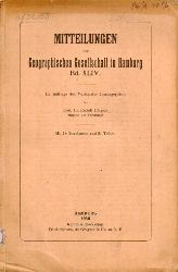 Geographische Gesellschaft in Hamburg  Mitteilungen der Geographischen Gesellschaft Band  XLIV, 1936 