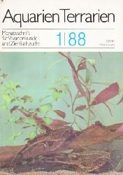 Aquarien Terrarien  Aquarien Terrarien 35.Jahrgang 1988 Heft 1 bis 6 (6 Hefte) 