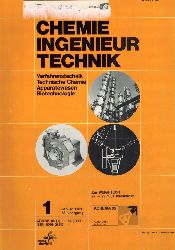 Chemie Ingenieurtechnik  Chemie Ingenieurtechnik 53.Jahrgang 1981 Heft 1 bis 12 (12 Hefte) 