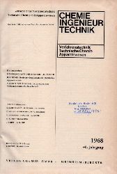Chemie Ingenieurtechnik  Chemie Ingenieurtechnik 40.Jahrgang 1968 (1 Band) 