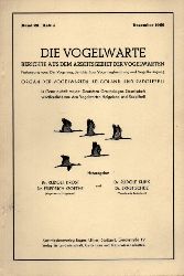 Die Vogelwarte  Die Vogelwarte Band 23.1965/66 Heft 1-4 (1 Band) 